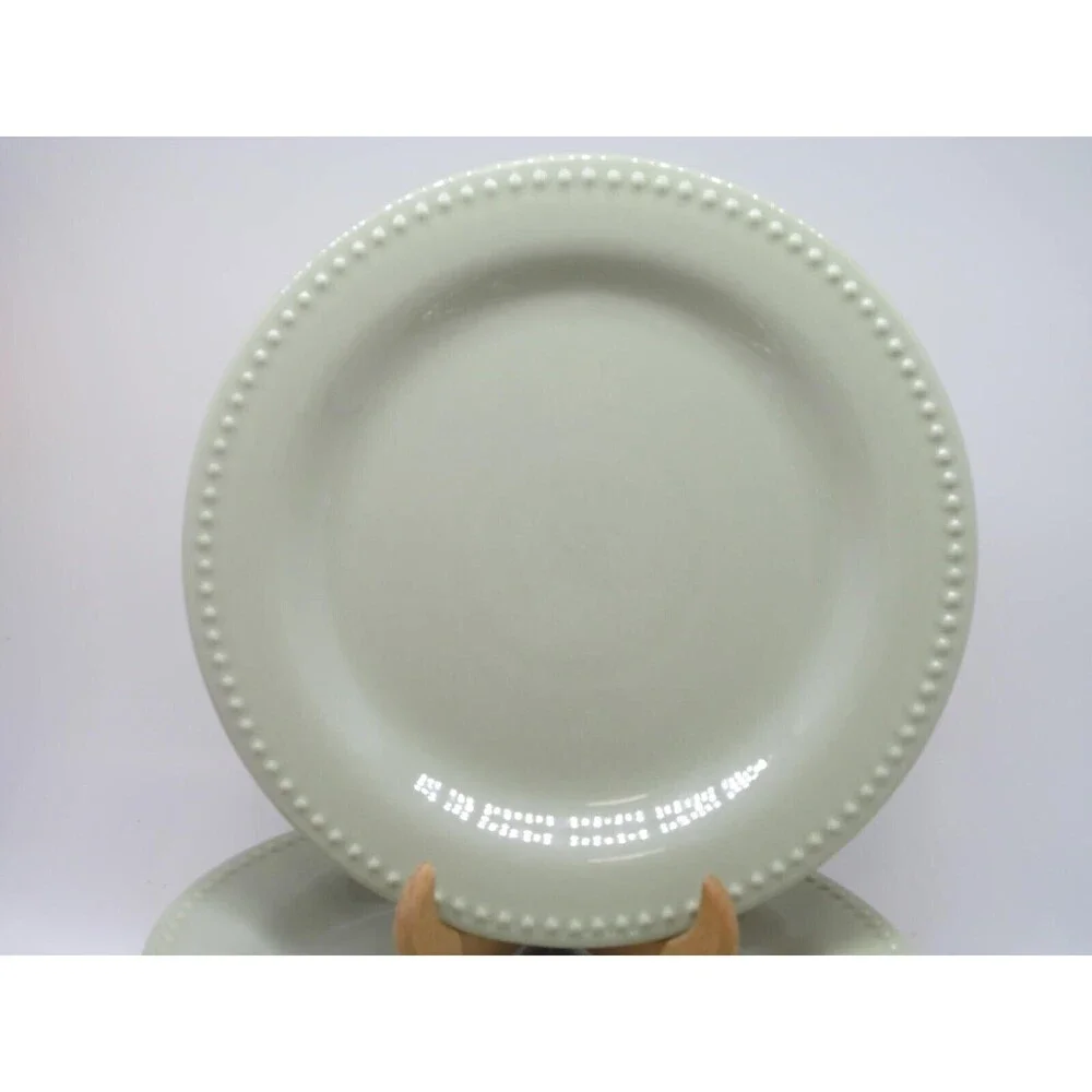 Pottery Barn Emma Beaded Edge Green 11 1/8